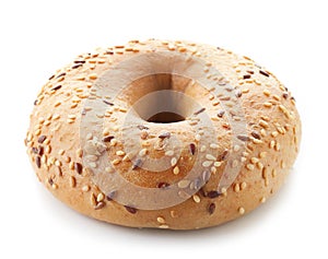 Fullgrain bagel with seeds