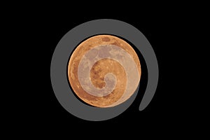 Fullmoon in nine colour temperatures