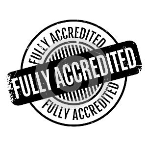 Fully Accredited rubber stamp