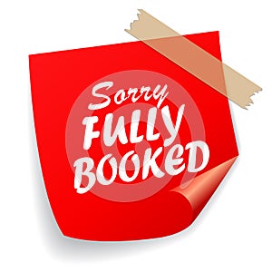 Fully booked note paper