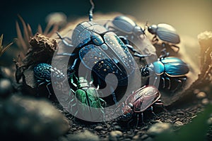 fully crafted worldBuilding a World: The Intricate, Hyper-Detailed Life of a Beetle Colony in Unreal Engine 5 photo