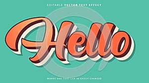 Fully Editable Text Effect Style