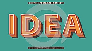 Fully Editable Text Effect Style