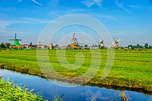 Fully operational historic Dutch Windmills