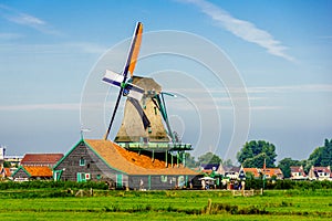 Fully operational historic Dutch Windmills