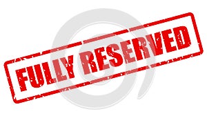 We are fully reserved stamp