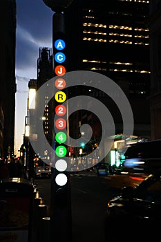 Fulton St. Station Subway Sign, New York City