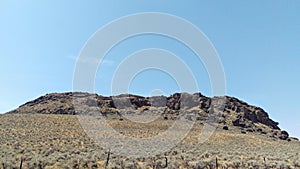 Fumarole Butte and Desert Landscape