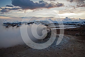 Fumarole Iceland photo