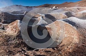 Fumaroles in Altiplano