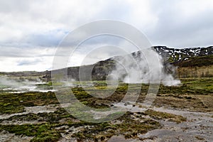 Fumaroles in Iceland