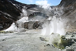 Fumarols and geysers photo