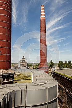 Fumes channel - coal power station, Poland