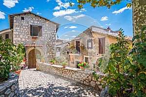 Fumone, comune in the Province of Frosinone in the Italian region of Lazio. Italy photo