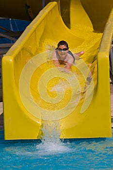 Fun in aquapark