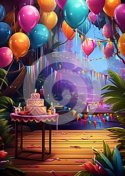 Fun background elements