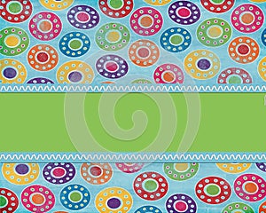 Fun Bright Circles Background