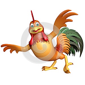 Fun Chicken funny cartoon character