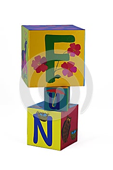 Fun in children blocks