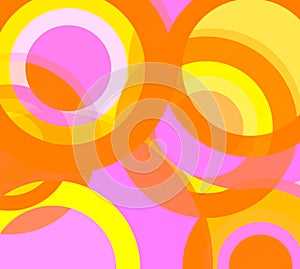 Fun colorful abstract background illustration - stock illustration