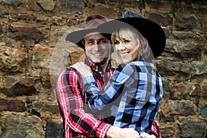 Fun cowboy couple shoot