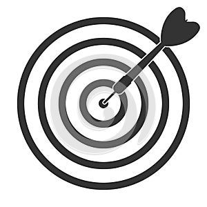 Fun Darts arrow target icon