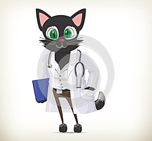 Fun doctor Cat