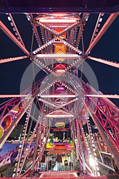Fun Fair Carnival Luna Park panoramic wheel