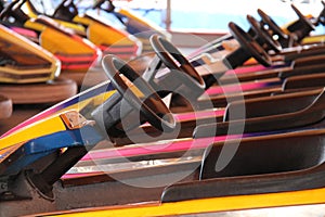 Fun Fair Dodgem Cars.