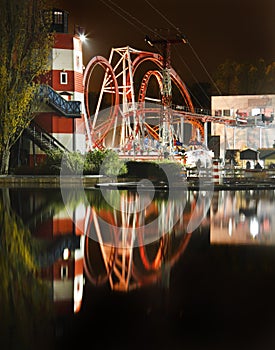 Fun Fair at Night