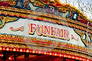 Fun fair sign