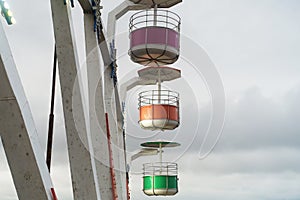 Fun Ferris Wheel close up