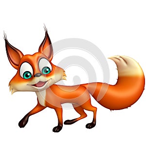 Fun Fox funny cartoon character