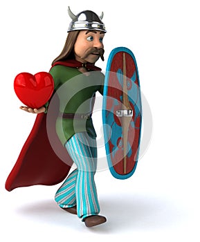 Fun Gaul - 3D Illustration photo