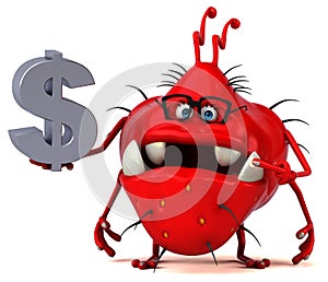 Fun germ - 3D Illustration