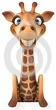 Fun giraffe