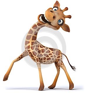 Fun giraffe