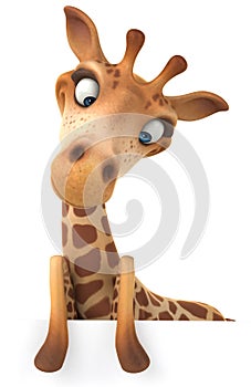 Fun giraffe