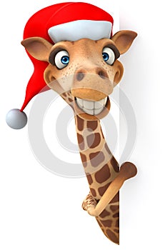 Fun giraffe