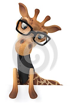 Fun giraffe