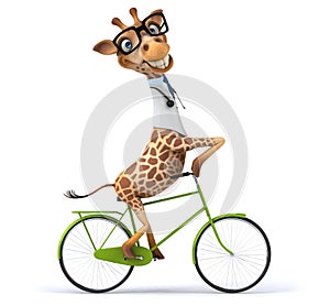 Fun giraffe