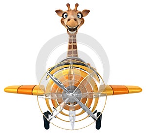 Fun giraffe