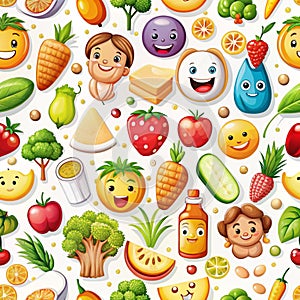 Fun and healthy food pattern