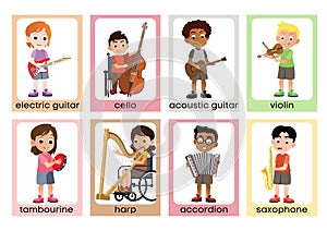 Fun Music Flashcards for ESL or ELL Learners - 1 photo
