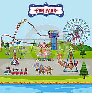 Fun park and rides