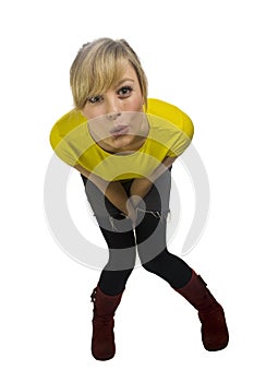 Fun Portrait of Attractive Young Woman