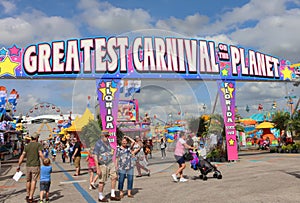 Carnival At The Florida State Fairgrounds