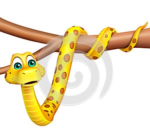 Fun Snake cartoon character