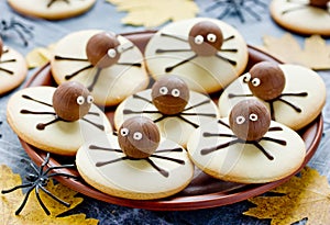 Fun and spooky spider cookies
