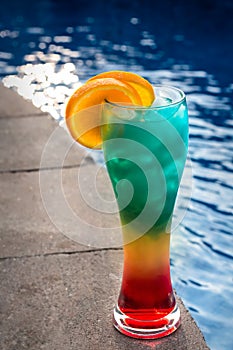Fun summertime rum drink